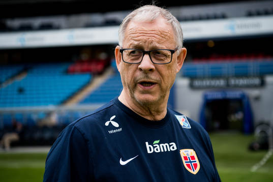 Lars Lagerbäck, head coach of Norway