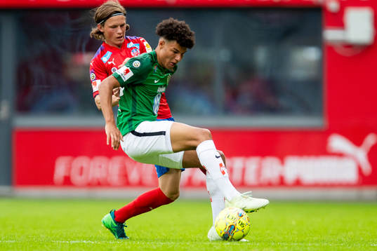 Helsingborgs Max Svensson och Jönköpings Alexander Jallow