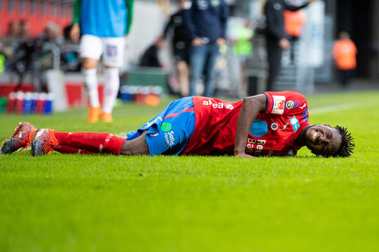 Helsingborgs Mamudu Moro med skada