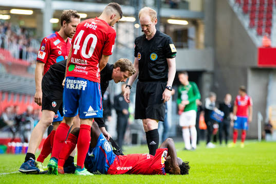 Helsingborgs Mamudu Moro med skada