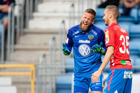 Jönköpings målvakt Frank Pettersson och Helsingborgs