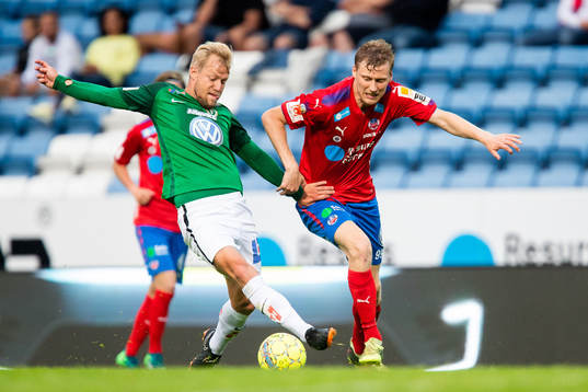 Jönköpings Sebastian Crona och Helsingborgs Andri Runar