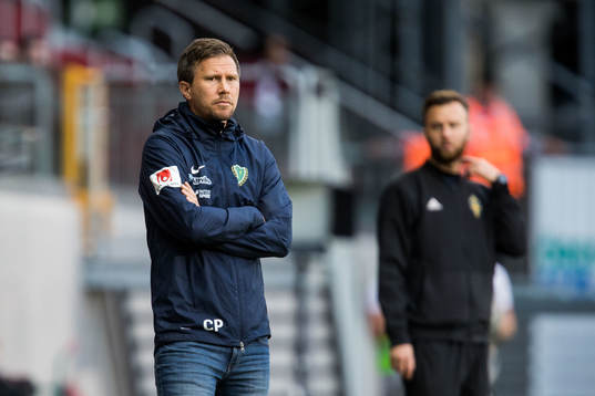 Jönköpings tränare Christer Persson deppar