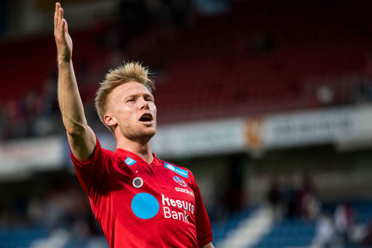 Helsingborgs Andreas Landgren jublar