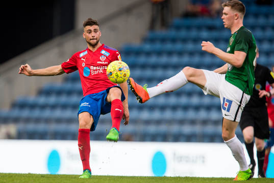Helsingborgs Mattias Almeida Sundell och Jönköpings Anton