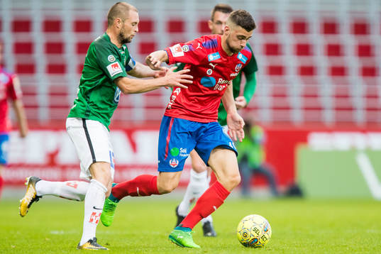 Jönköpings Tom Siwe och Helsingborgs Mattias Almeida