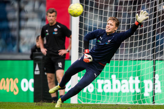 Helsingborgs målvakt Kalle Joelsson