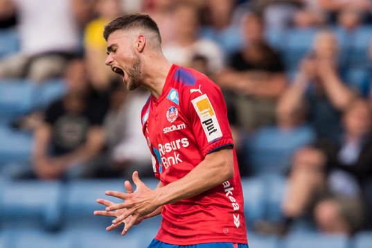 Helsingborgs Mattias Almeida Sundell deppar