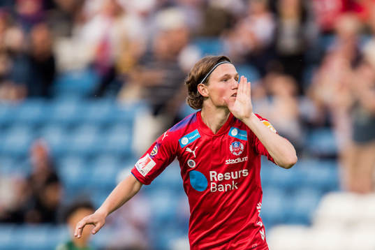 Helsingborgs Max Svensson jublar