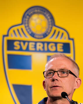 Svenska fotbollförbundets kommunikatör Staffan Stjernholm