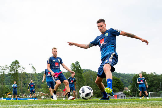 Sebastian Larsson och Mikael Lustig