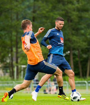 Marcus Berg och Emil Krafth
