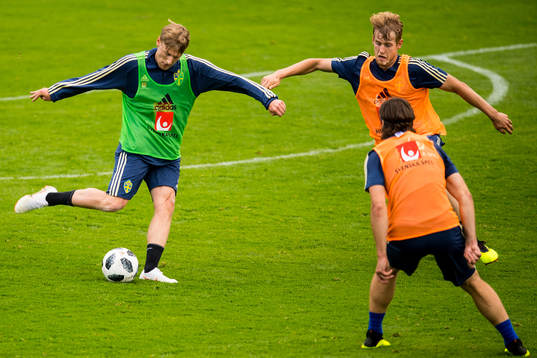 Emil Forsberg och Filip Helander