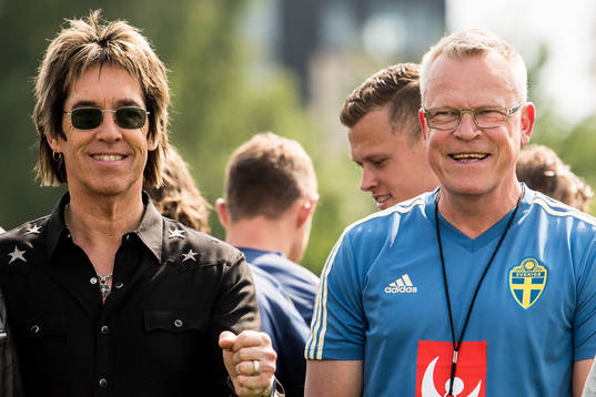 Per Gessle från Gyllene Tider som skrivit VM-låten "Bäst