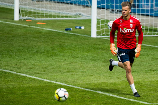Goalkeeper Ørjan Nyland of Norway