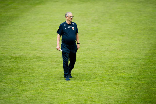Lars Lagerbäck, head coach of Norway