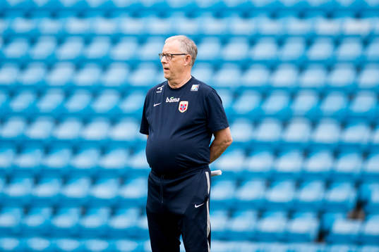 Lars Lagerbäck, head coach of Norway
