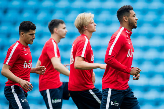 Tarik Elyounoussi, Ole Kristian Selnæs, Morten Thorsby and