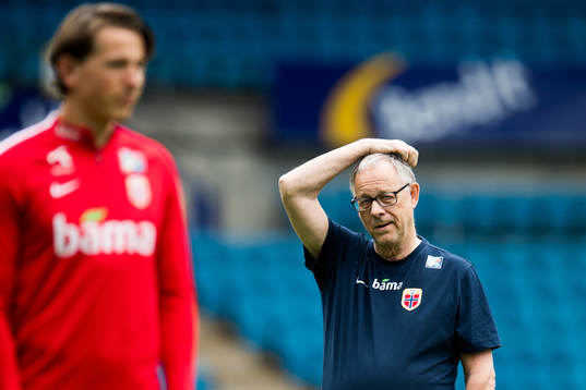 Lars Lagerbäck, head coach of Norway