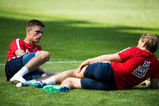 Markus Henriksen and Jonas Svensson of Norway