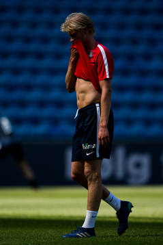 Morten Thorsby of Norway