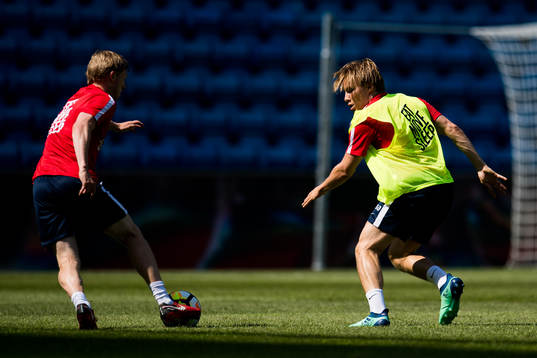 Mats Møller Dæhli and Jonas Svensson of Norway