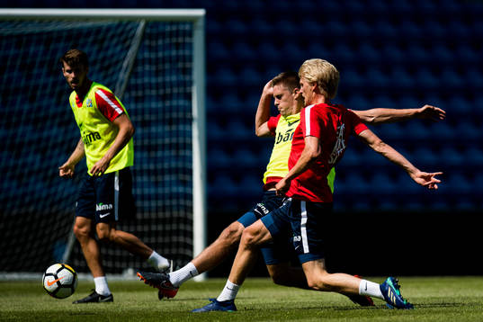Håvard Nordtveit, Markus Henriksen and Morten Thorsby of
