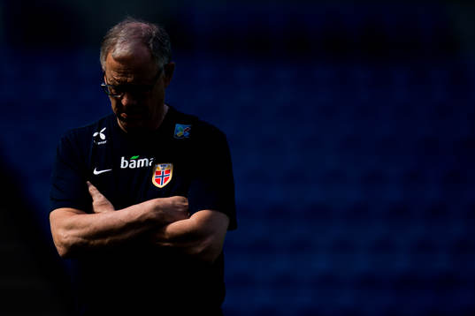 Lars Lagerbäck, head coach of Norway