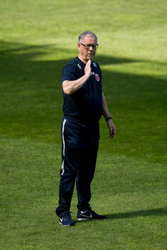 Lars Lagerbäck, head coach of Norway