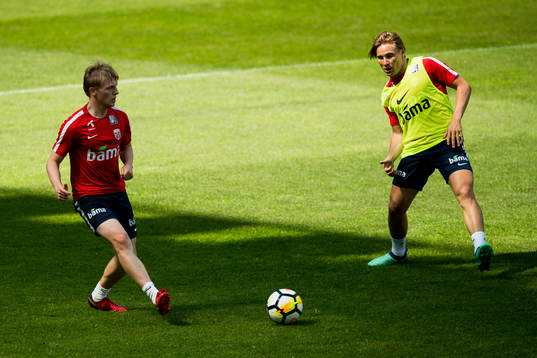Mats Møller Dæhli and Jonas Svensson of Norway