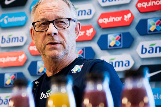 Lars Lagerbäck, head coach of Norway