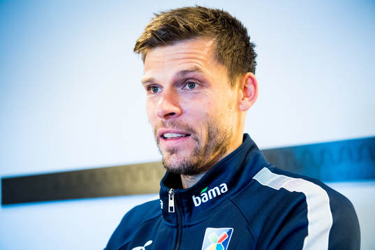 Goalkeeper Rune Almenning Jarstein of Norway