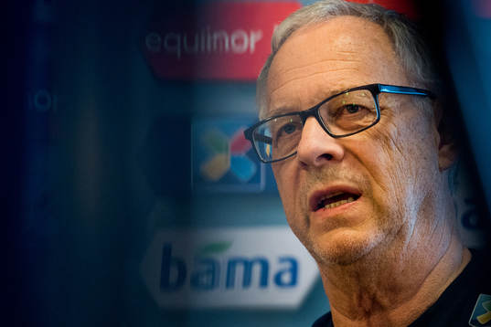 Lars Lagerbäck, head coach of Norway
