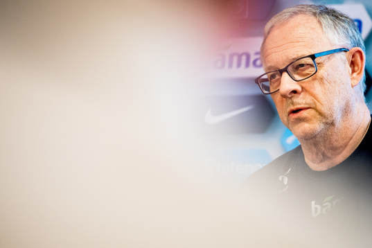 Lars Lagerbäck, head coach of Norway