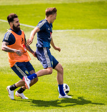 Jimmy Durmaz och Ludwig Augustinsson