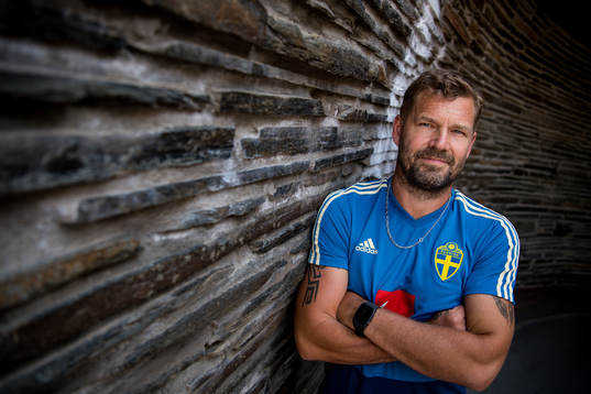 Bläddra bland fler bilder av Fotboll, Sverige, Pressträff med ledarstaben