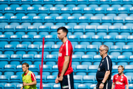 Lars Lagerbäck, head coach of Norway