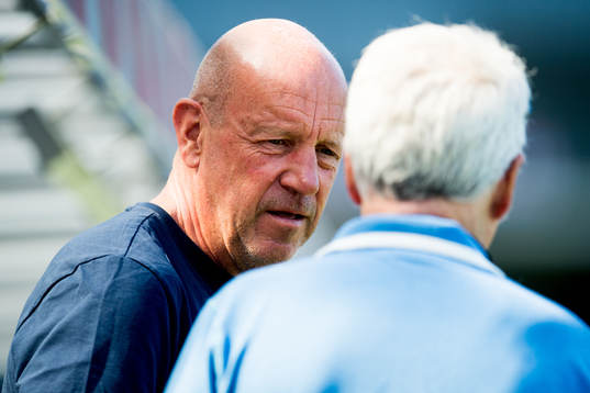 Nils Johan Semb and Egil "Drillo" Olsen, former Norway coach