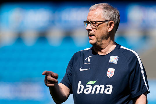 Lars Lagerbäck, head coach of Norway