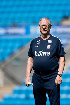 Lars Lagerbäck, head coach of Norway