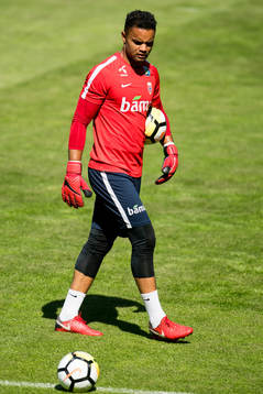 Goalkeeper Sten Grytebust of Norway