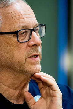 Lars Lagerbäck, head coach of Norway