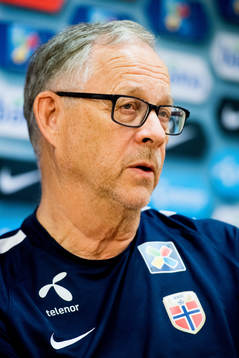 Lars Lagerbäck, head coach of Norway