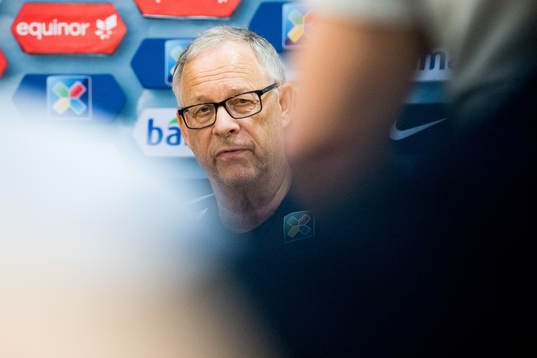 Lars Lagerbäck, head coach of Norway