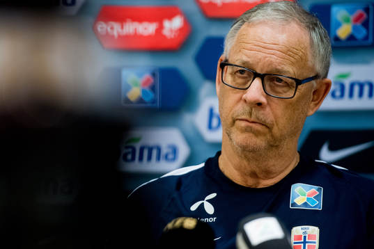 Lars Lagerbäck, head coach of Norway