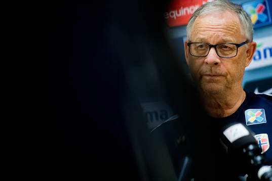 Lars Lagerbäck, head coach of Norway