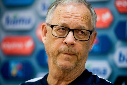 Lars Lagerbäck, head coach of Norway