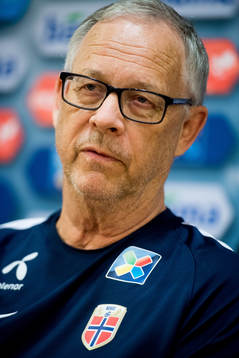 Lars Lagerbäck, head coach of Norway