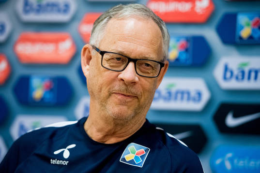 Lars Lagerbäck, head coach of Norway