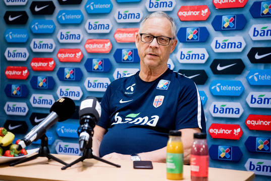 Lars Lagerbäck, head coach of Norway